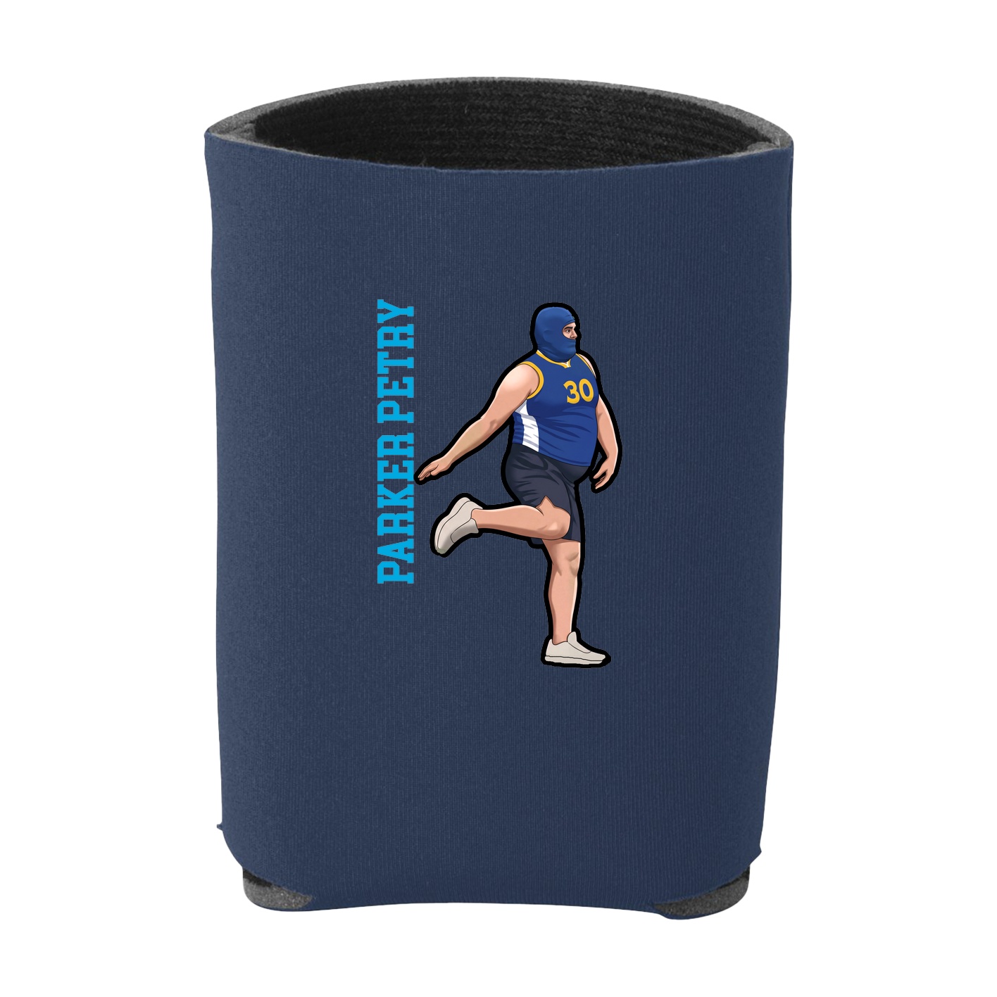 Can Holder — Name Vertical in Navy