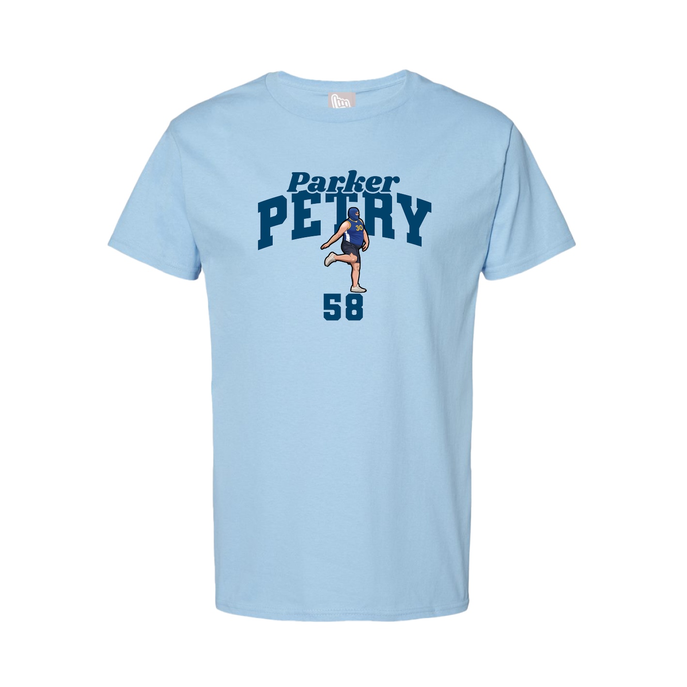 Tee — Signature Arch in Light Blue
