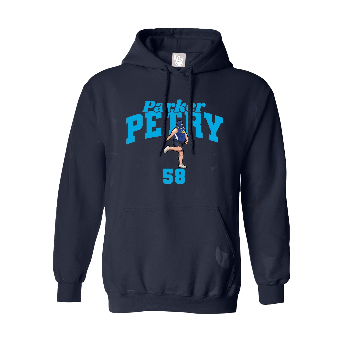 Hoodie — Signature Arch in Navy