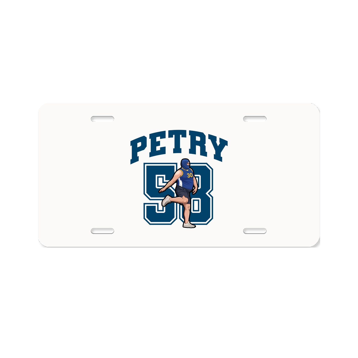 License Plate — Number in Classic