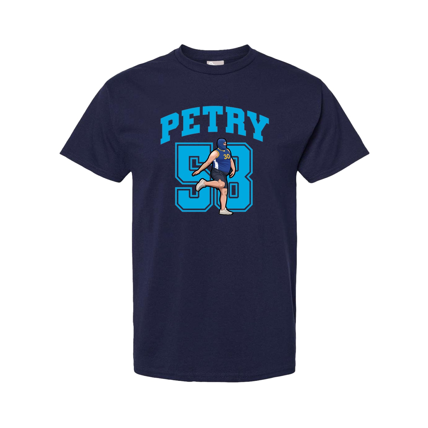 Tee — Number in Navy