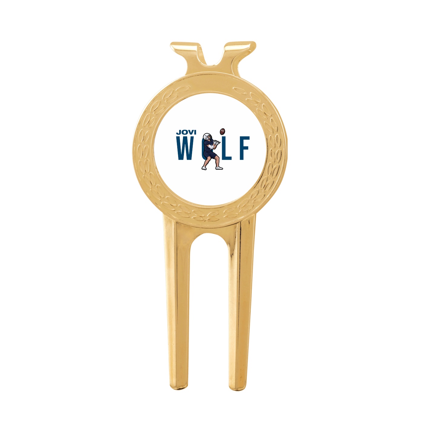 Divot Tool with Ball Marker — Player Name in Classic