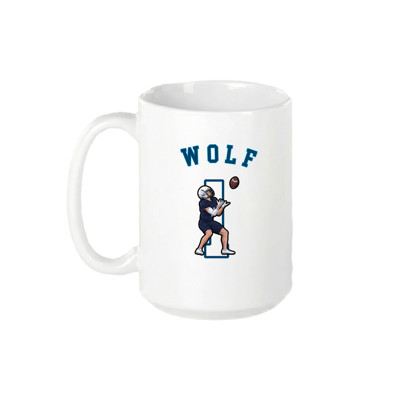 15oz Coffee Mug — Shirsey Arch in White
