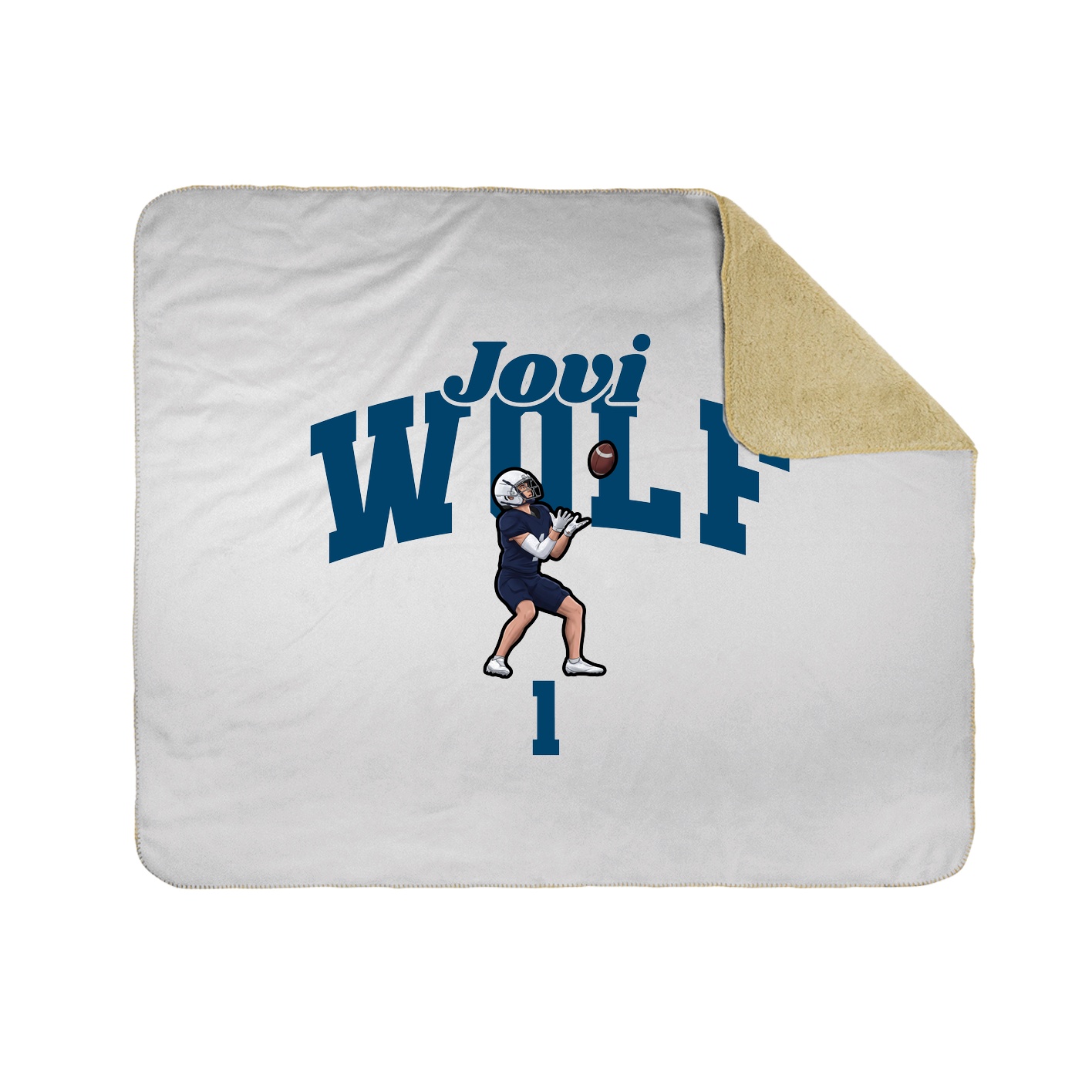 Throw Blanket — Signature Arch in White