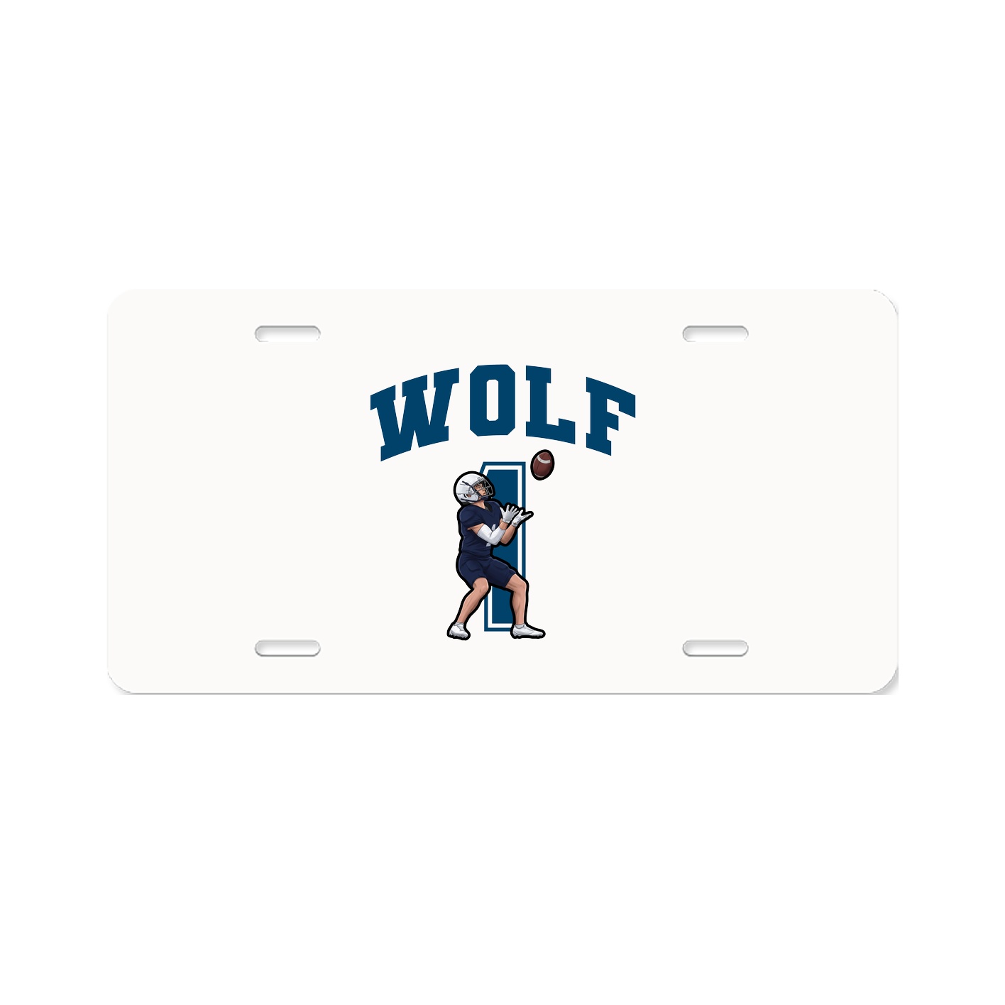 License Plate — Number in Classic