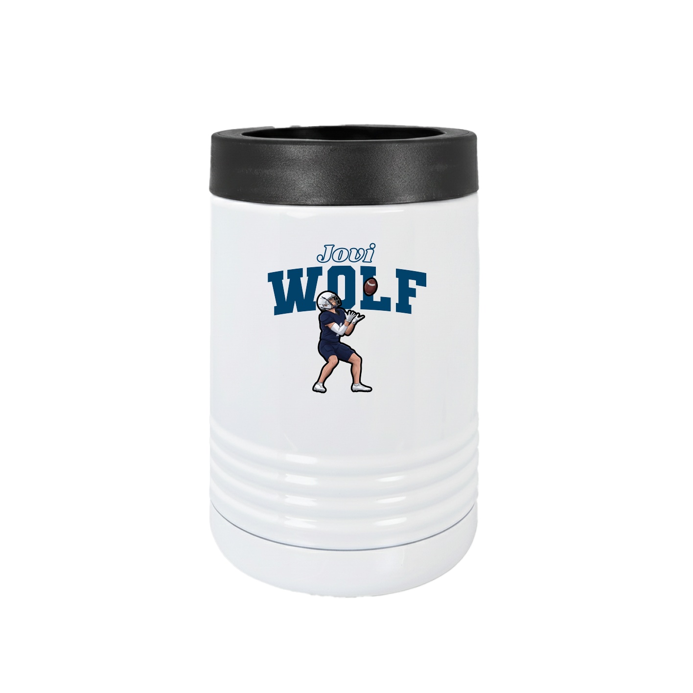 Beverage Holder — Name Arch in White
