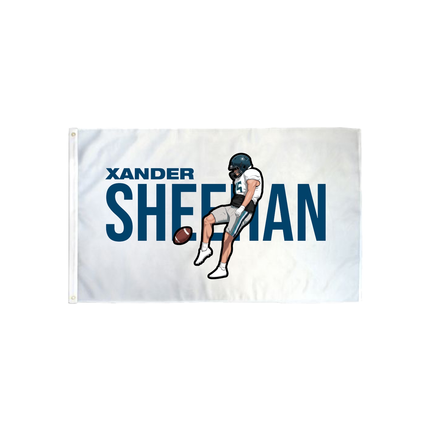 3x5 Flag — Player Name in Classic