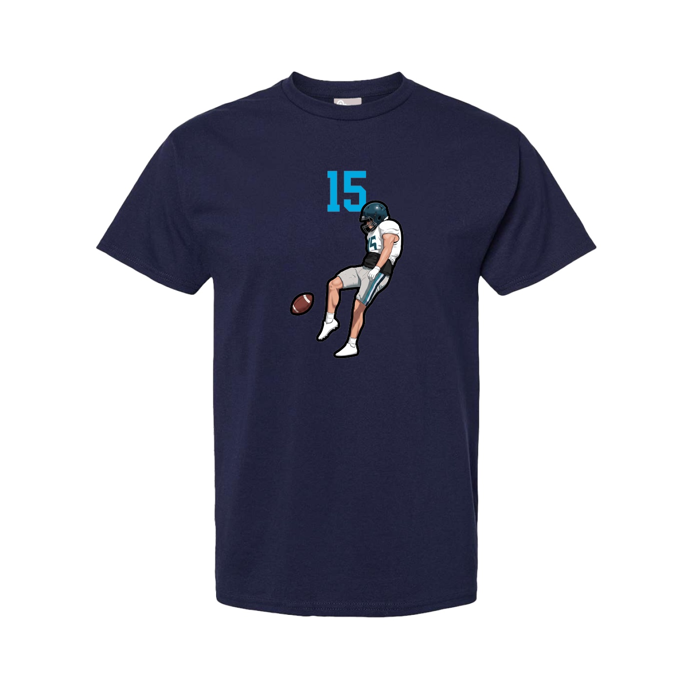 Youth Tee — Number Top in Navy
