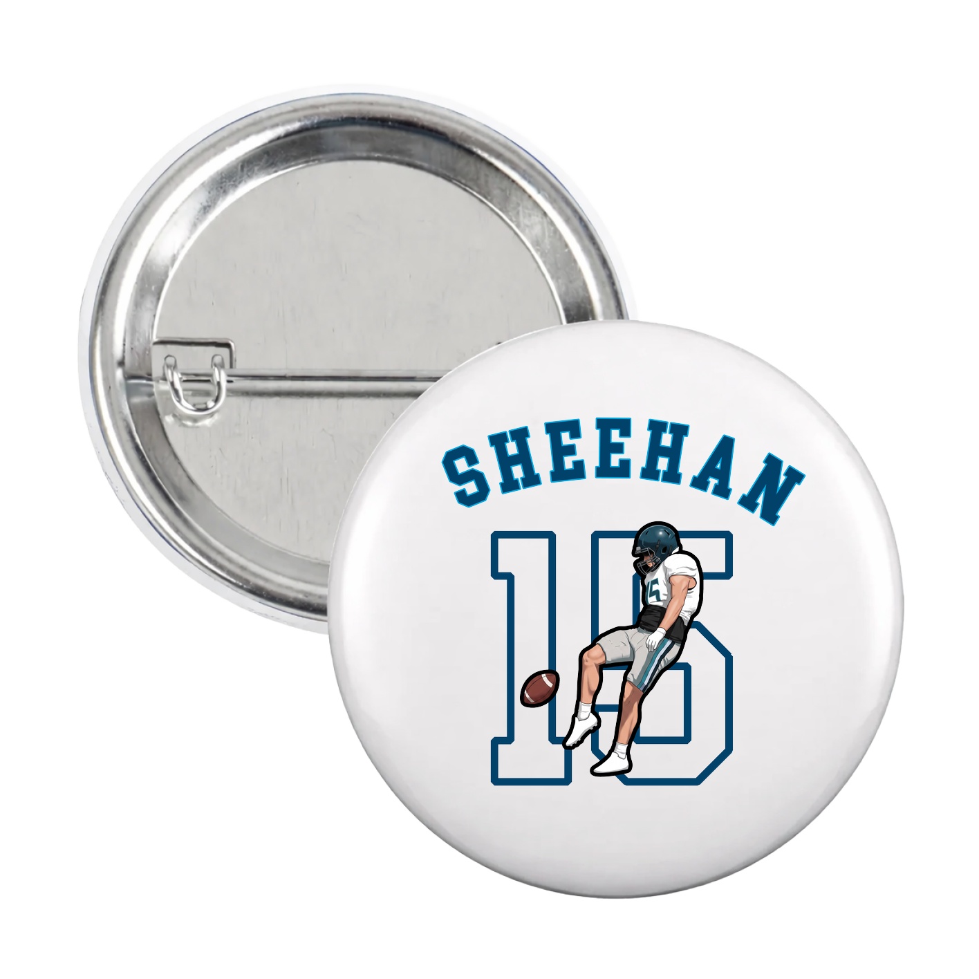 Game Day Button — Shirsey Arch in White