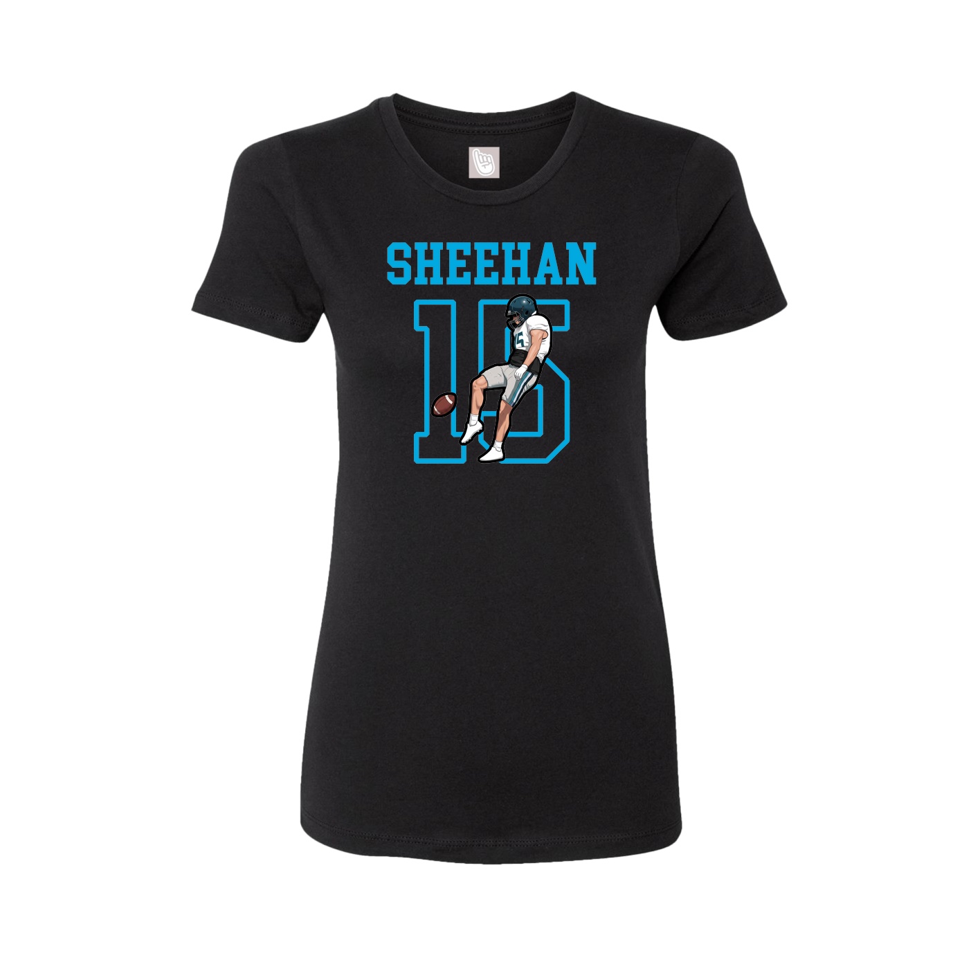 Fitted Women's Tee — Shirsey in Black