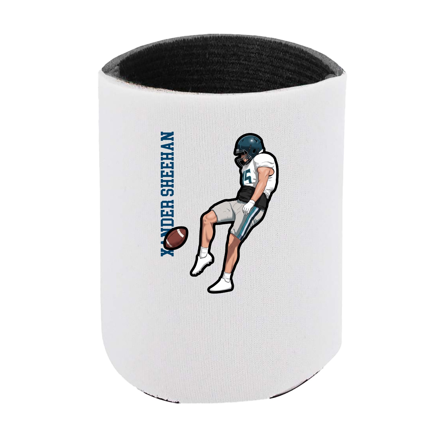 Can Holder — Name Vertical in White