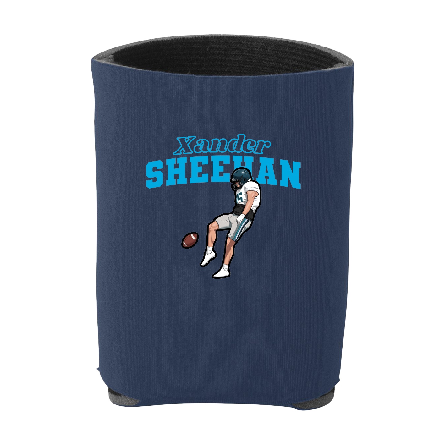 Can Holder — Name Arch in Navy