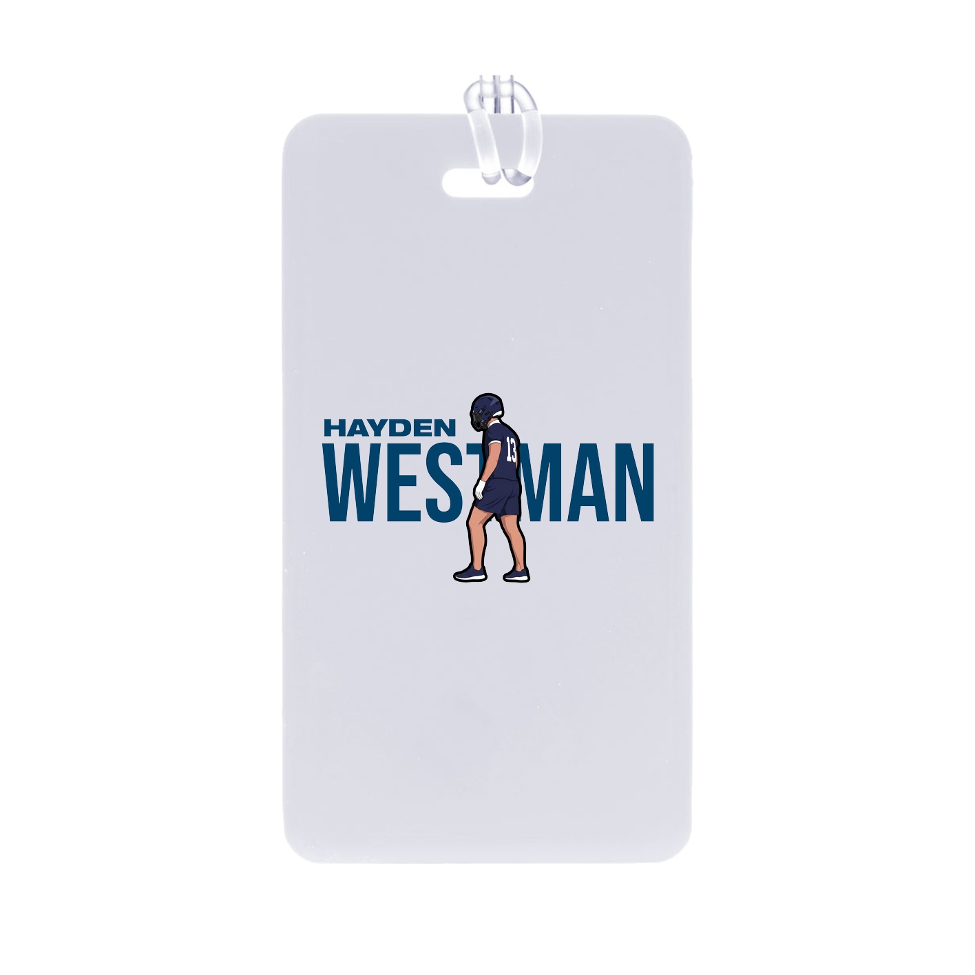 Bag Tag — Player Name in Classic