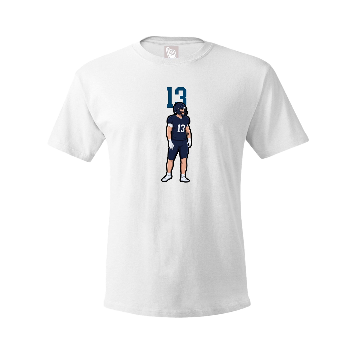 Tee — Number Top in White