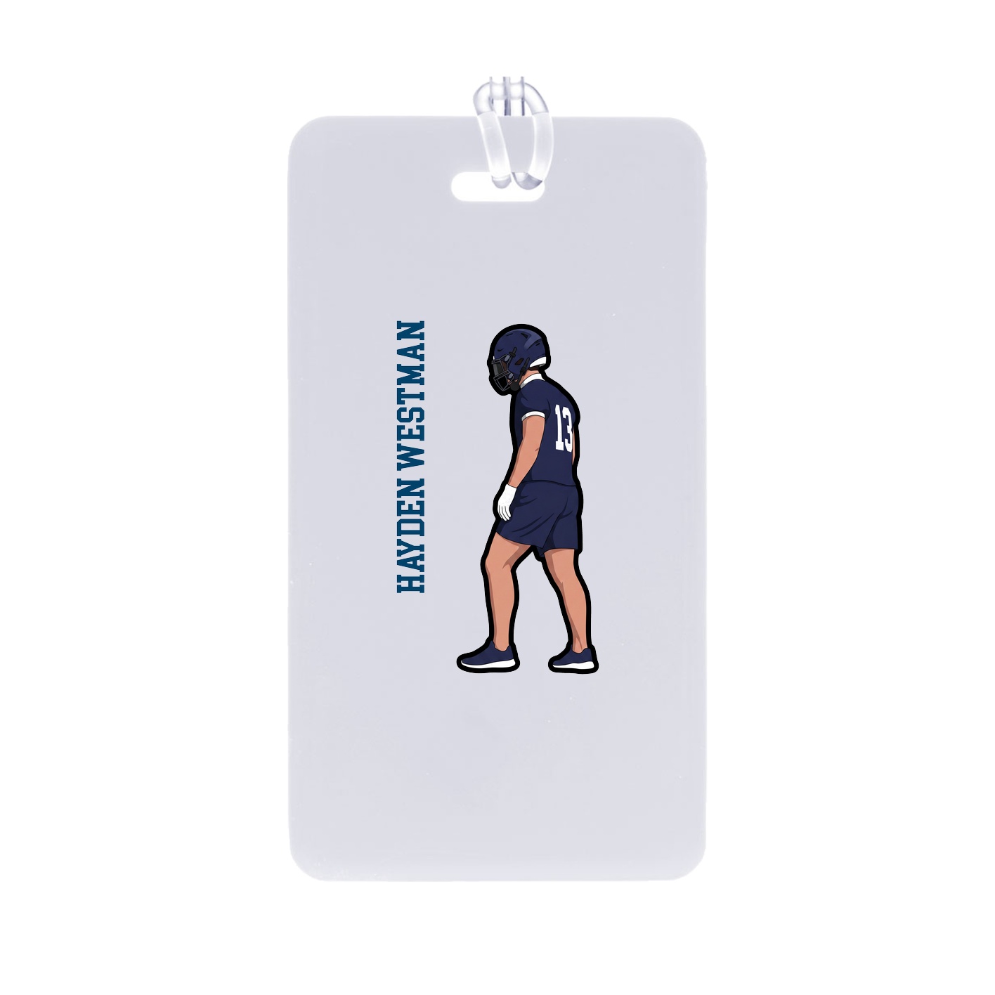 Bag Tag — Name Vertical in Classic