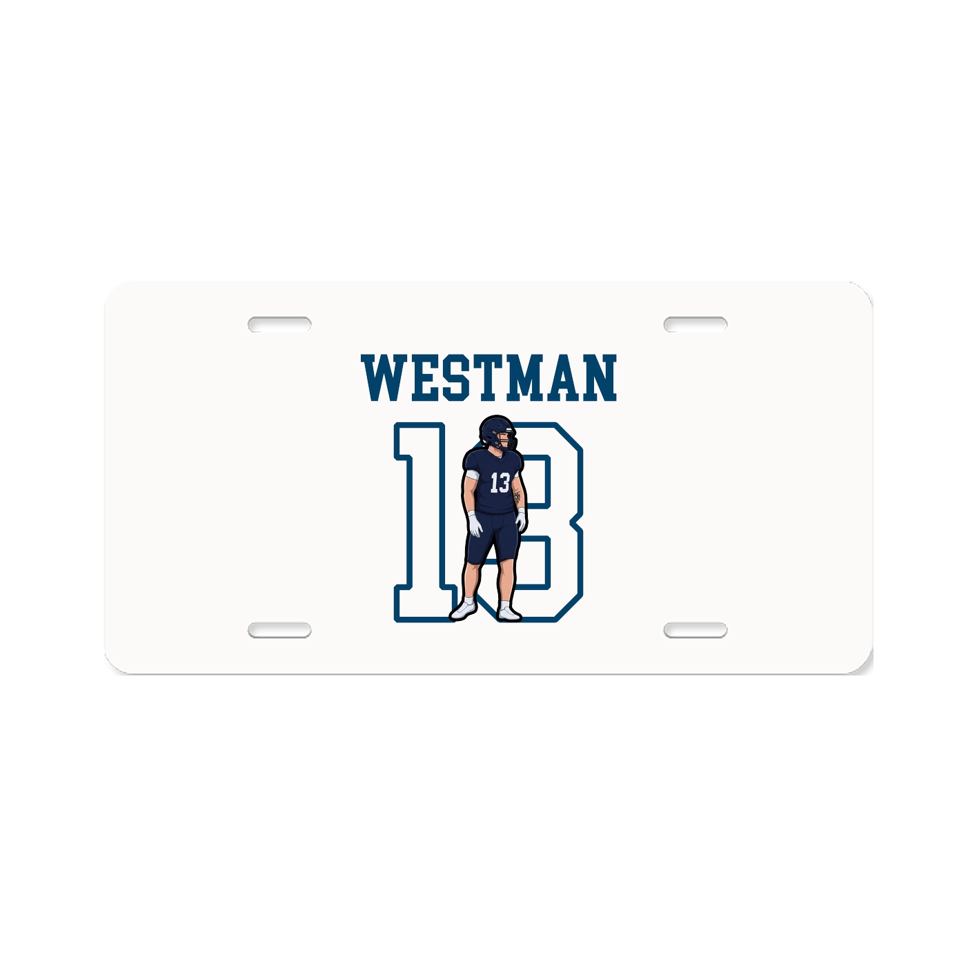 License Plate — Shirsey in Classic