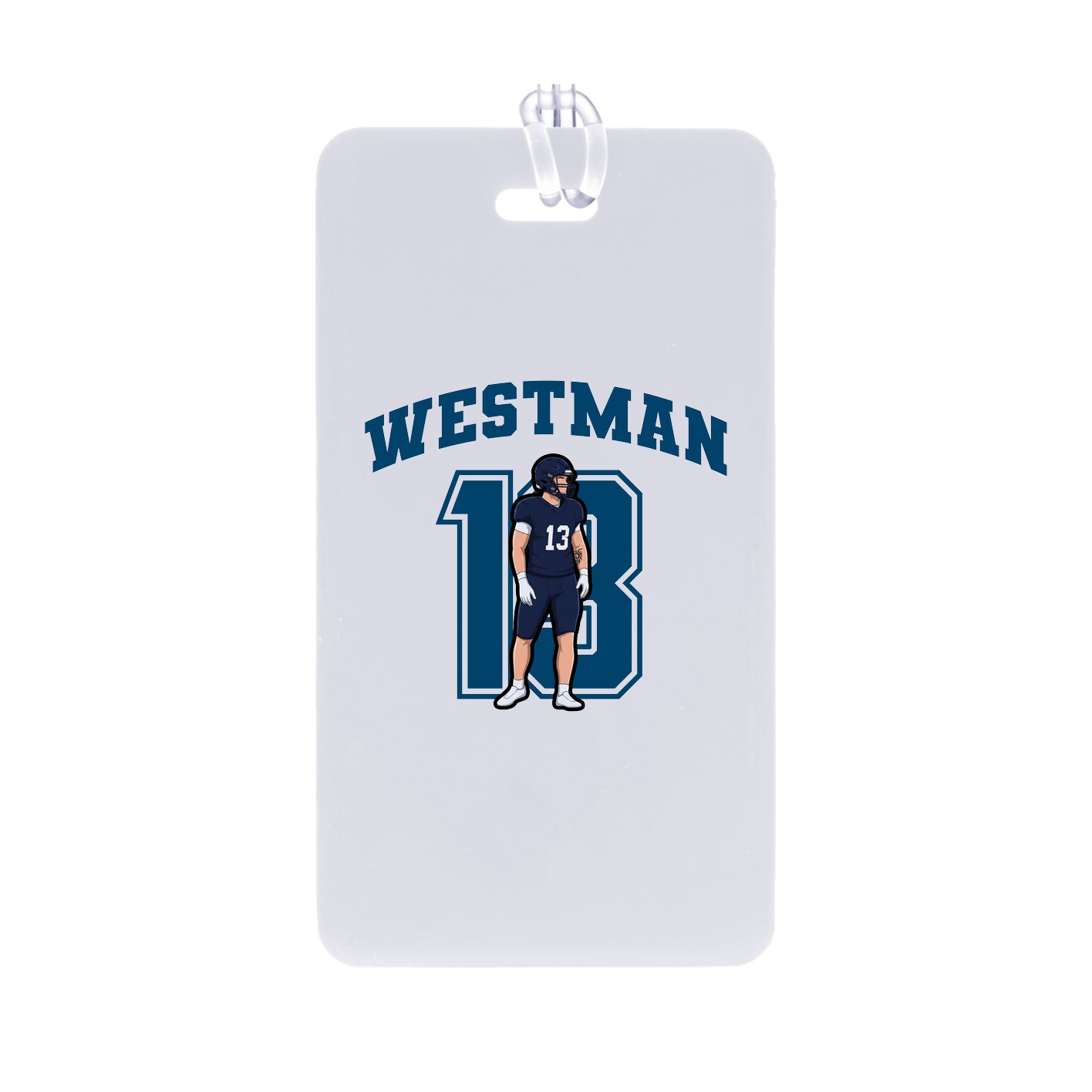 Bag Tag — Number in Classic