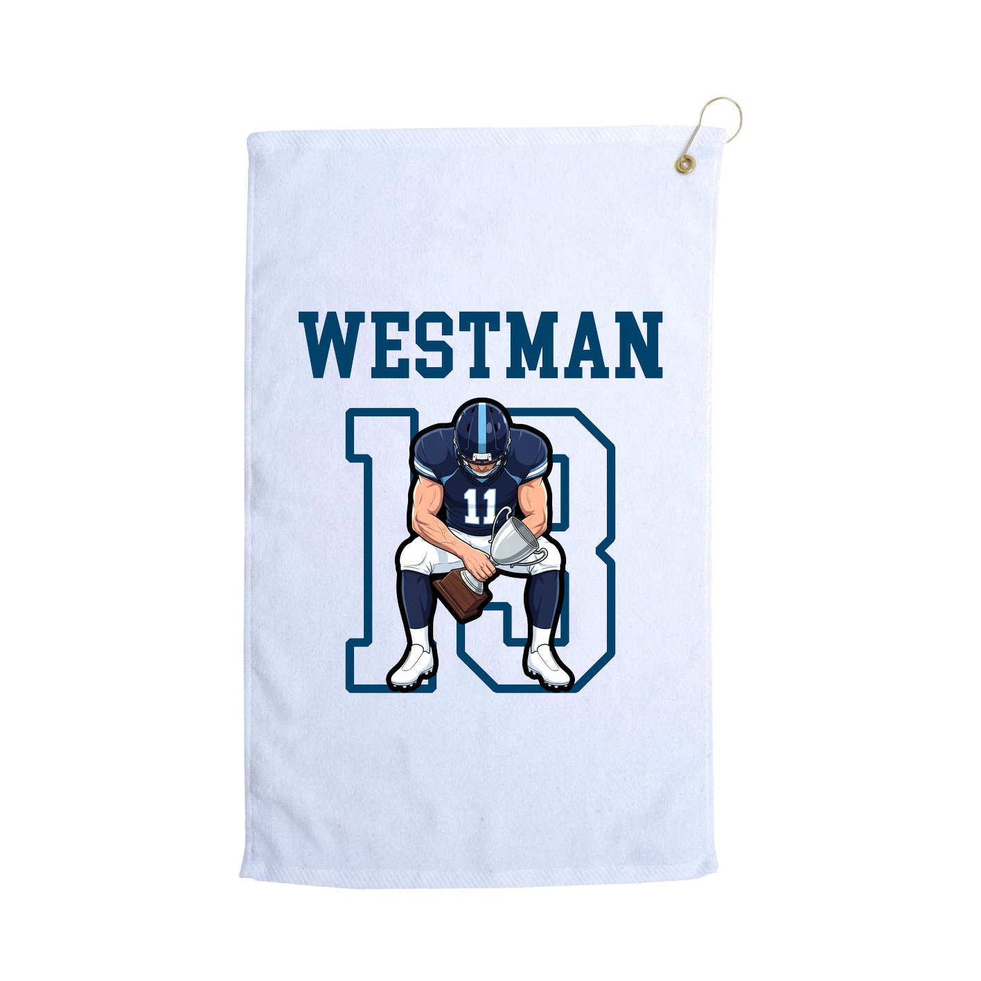 Golf Towel — Shirsey in White