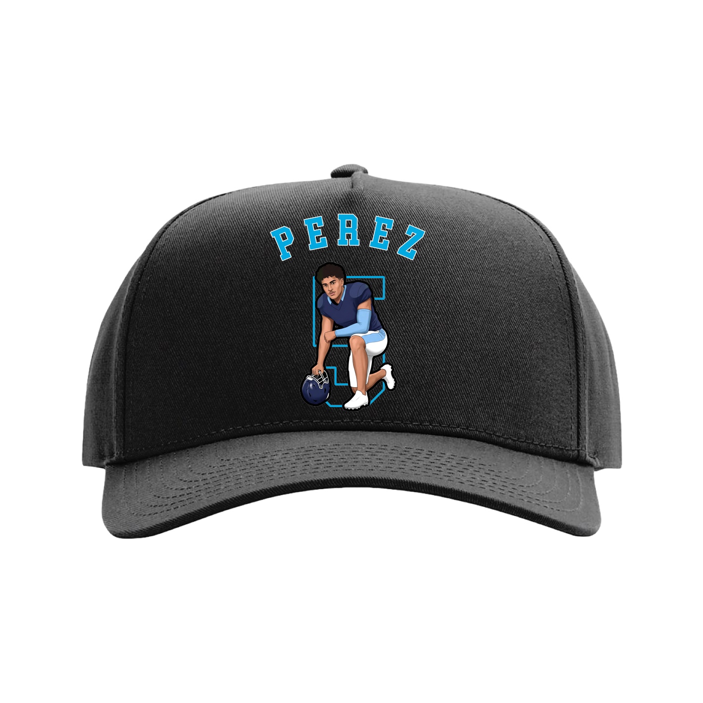 Full Fabric Five-Panel Champ Cap