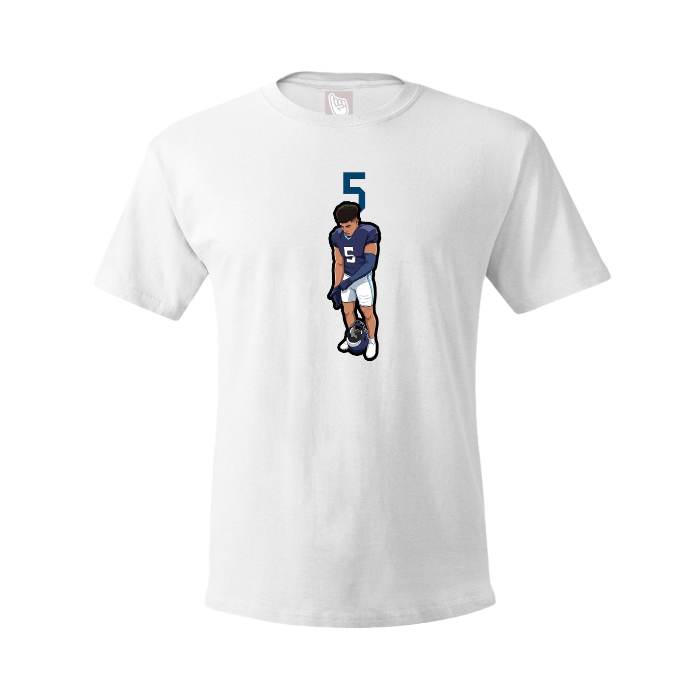 Tee — Number Top in White