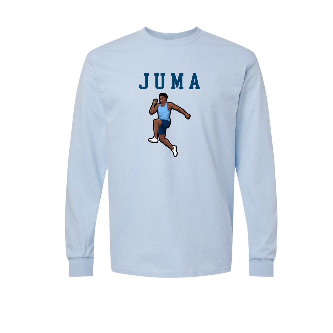 Long Sleeve Tee — Shirsey in Light Blue