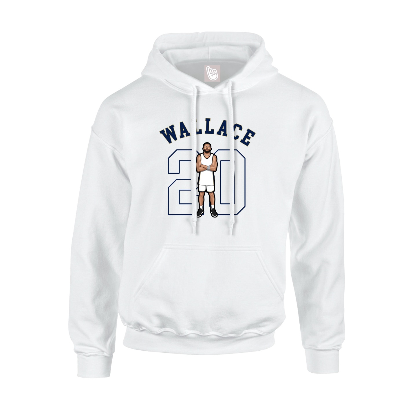 Youth Hoodie — Shirsey Arch in White