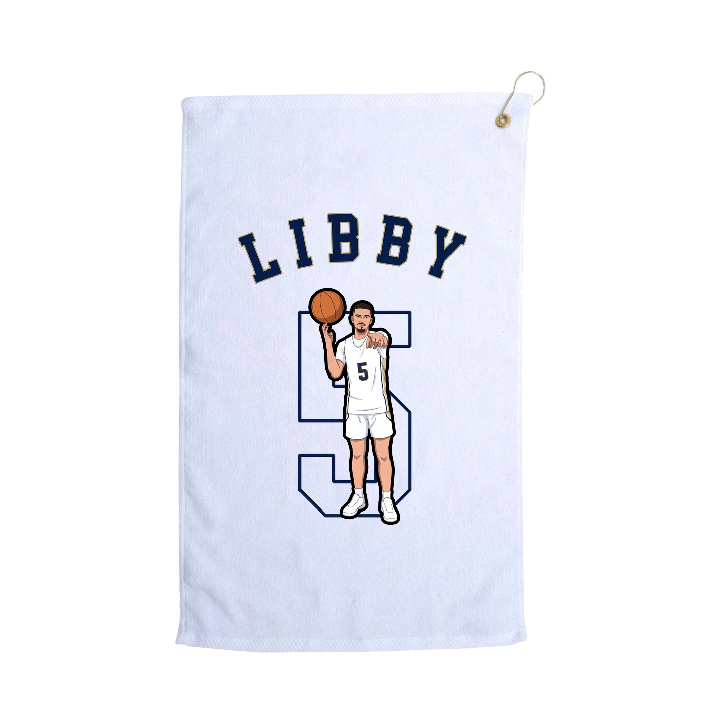 Golf Towel — Shirsey Arch in White