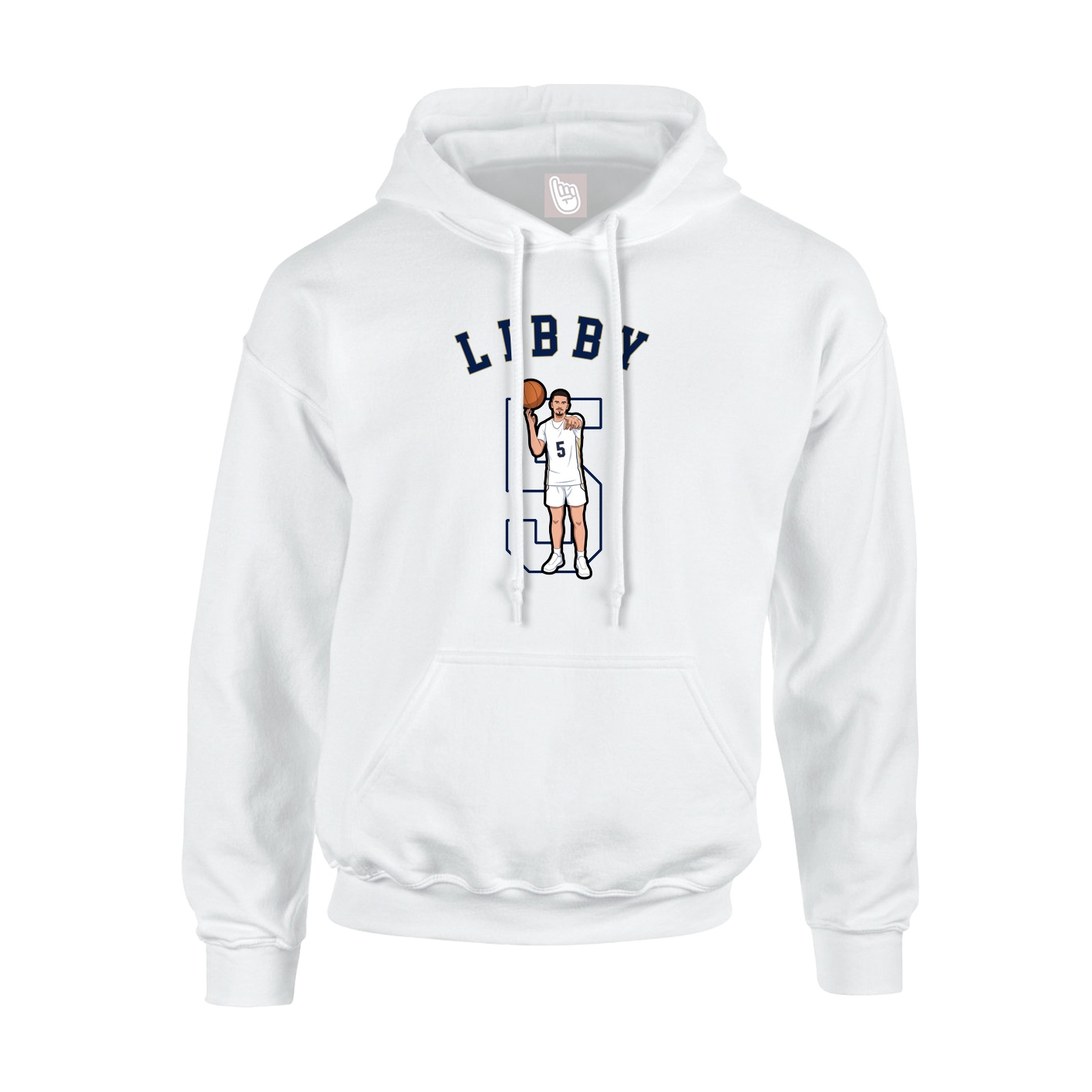 Youth Hoodie — Shirsey Arch in White