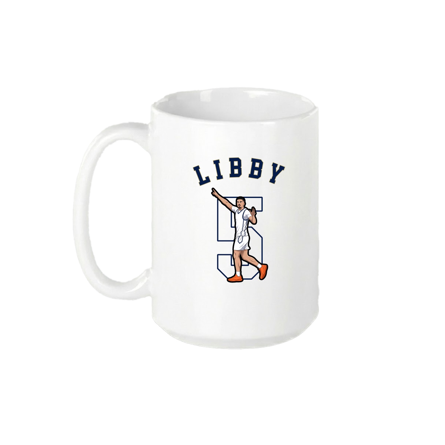 15oz Coffee Mug — Shirsey Arch in White