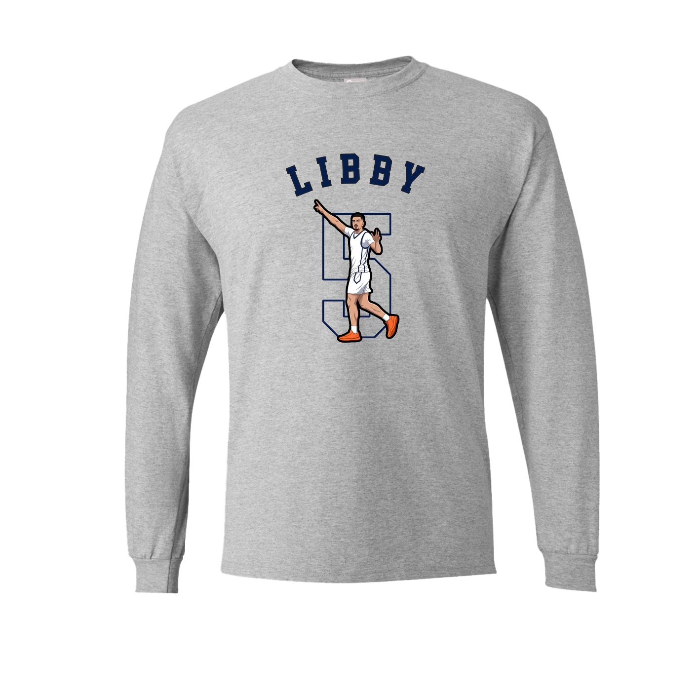 Long Sleeve Tee — Shirsey Arch in Grey