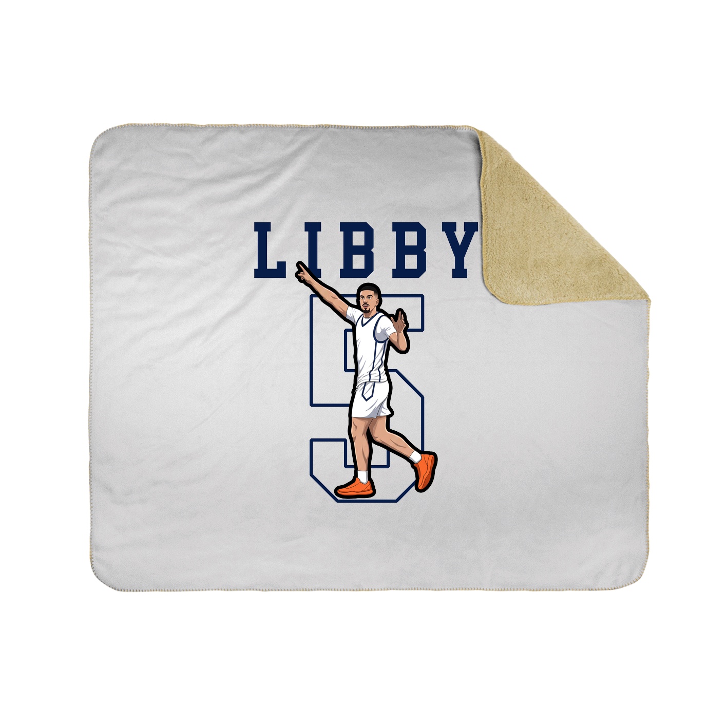 Throw Blanket — Shirsey in White