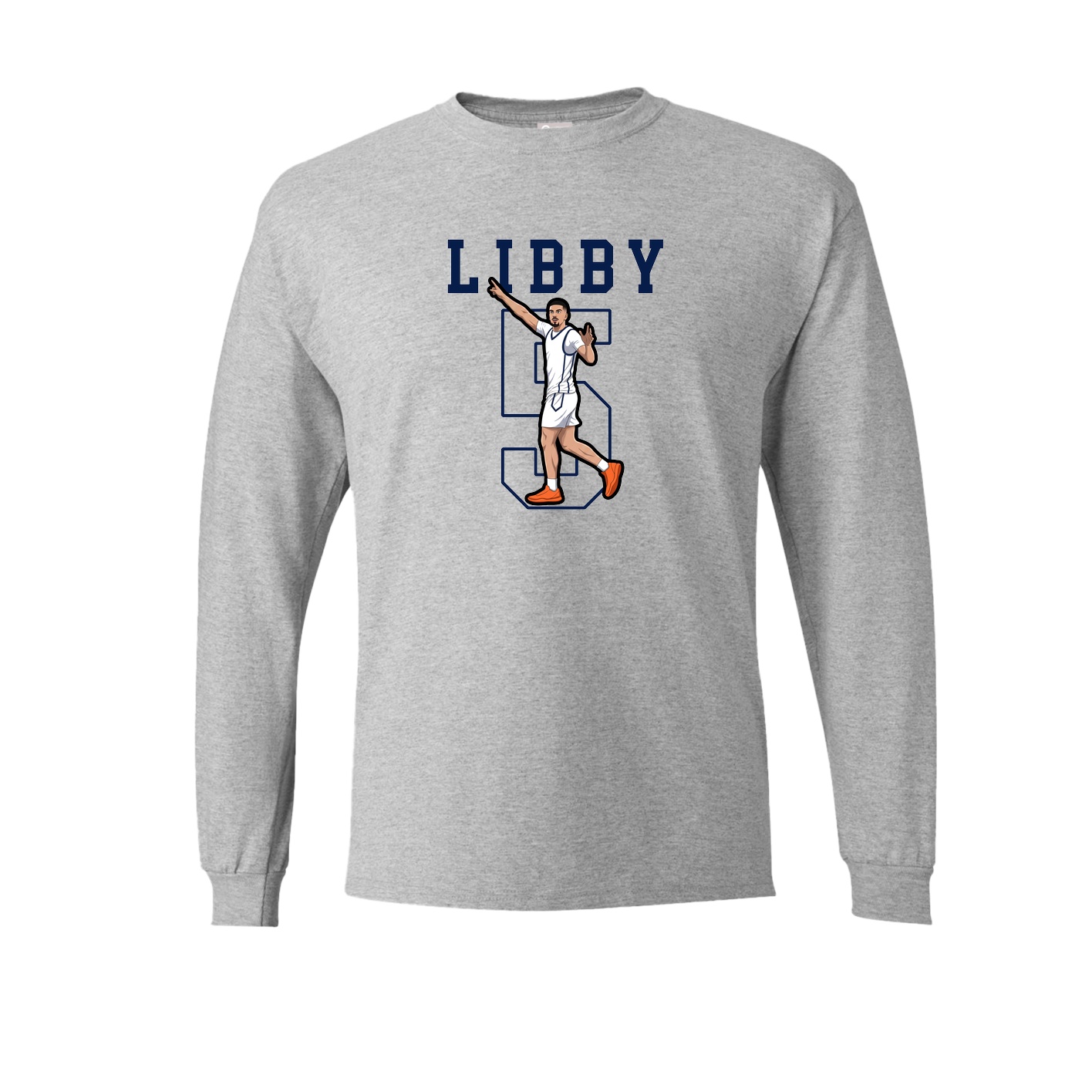 Long Sleeve Tee — Shirsey in Grey
