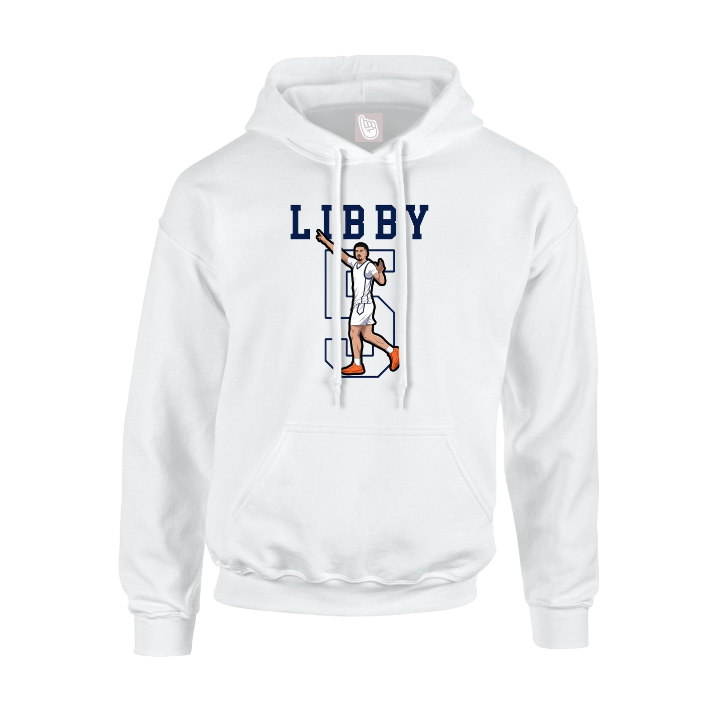 Hoodie — Shirsey in White