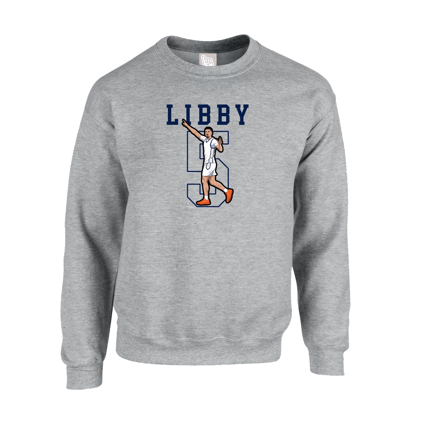 Fleece Crew — Shirsey in Grey