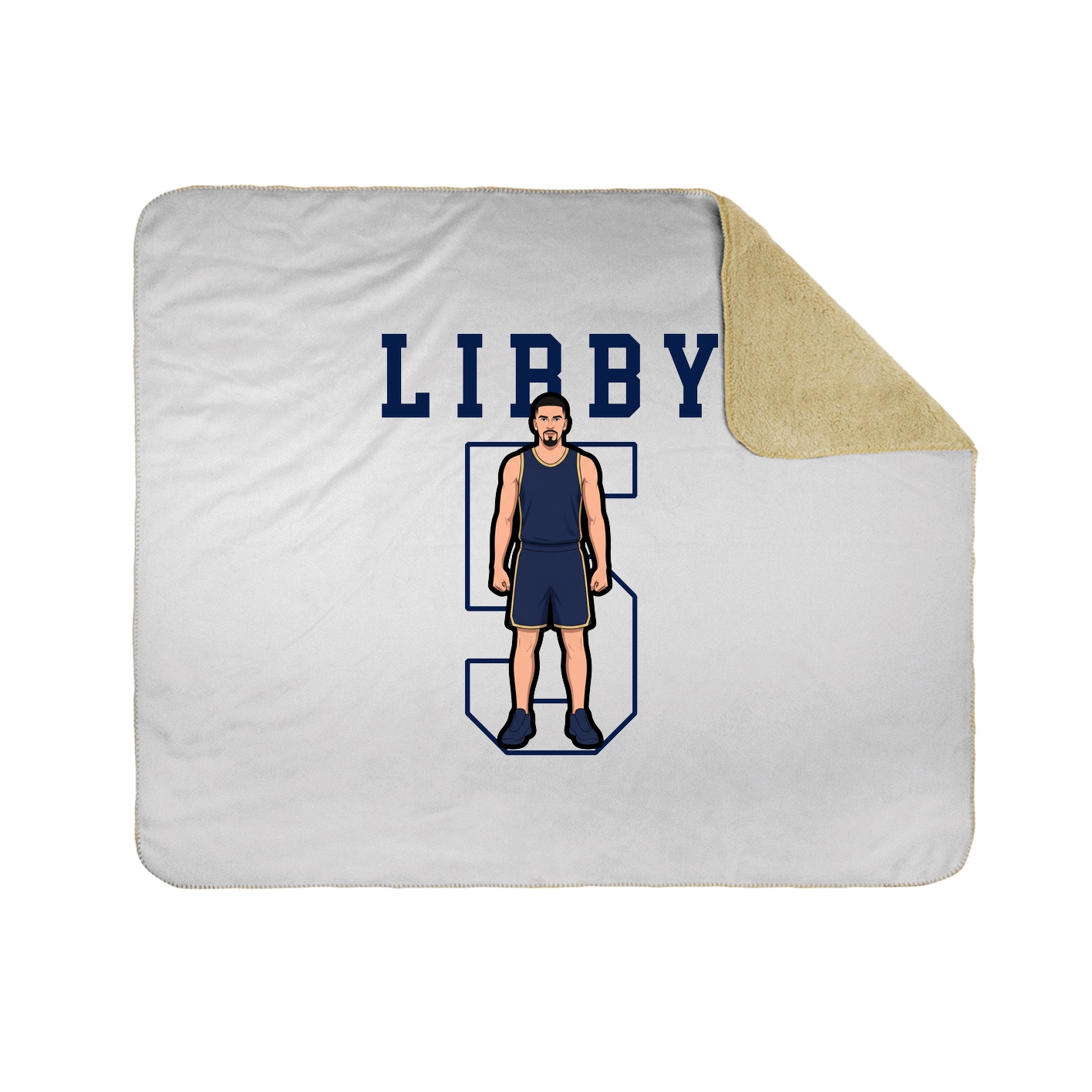 50x60 Sherpa Lined Throw Blanket