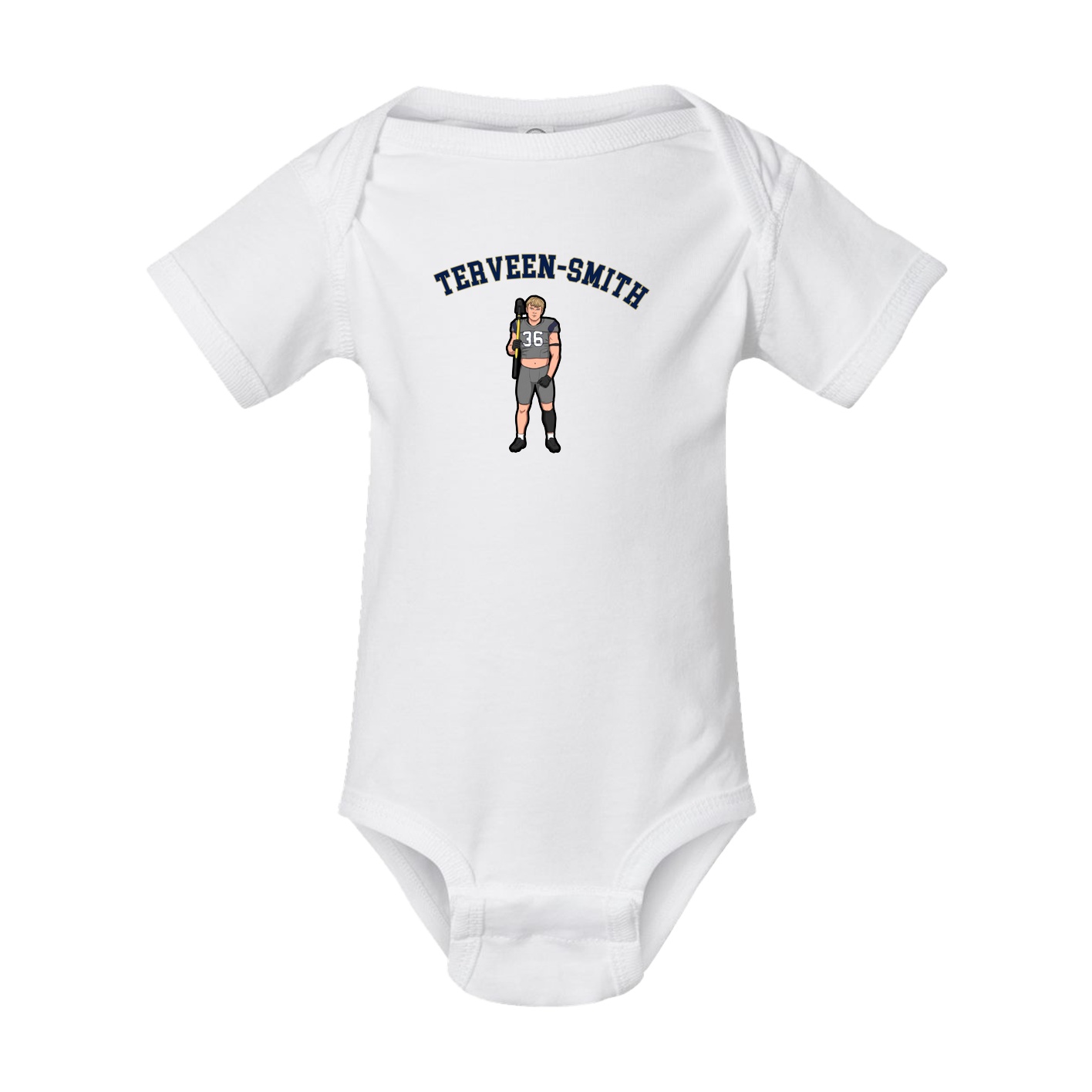 Baby Onesie — Shirsey Arch in White