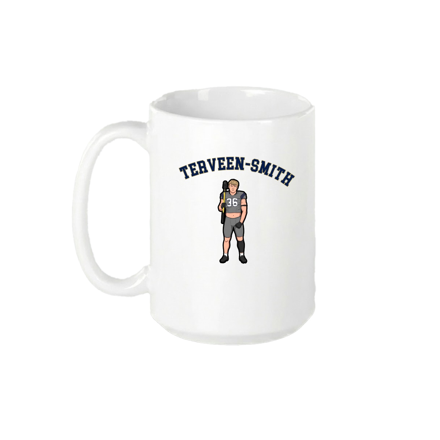 15oz Coffee Mug — Shirsey Arch in White