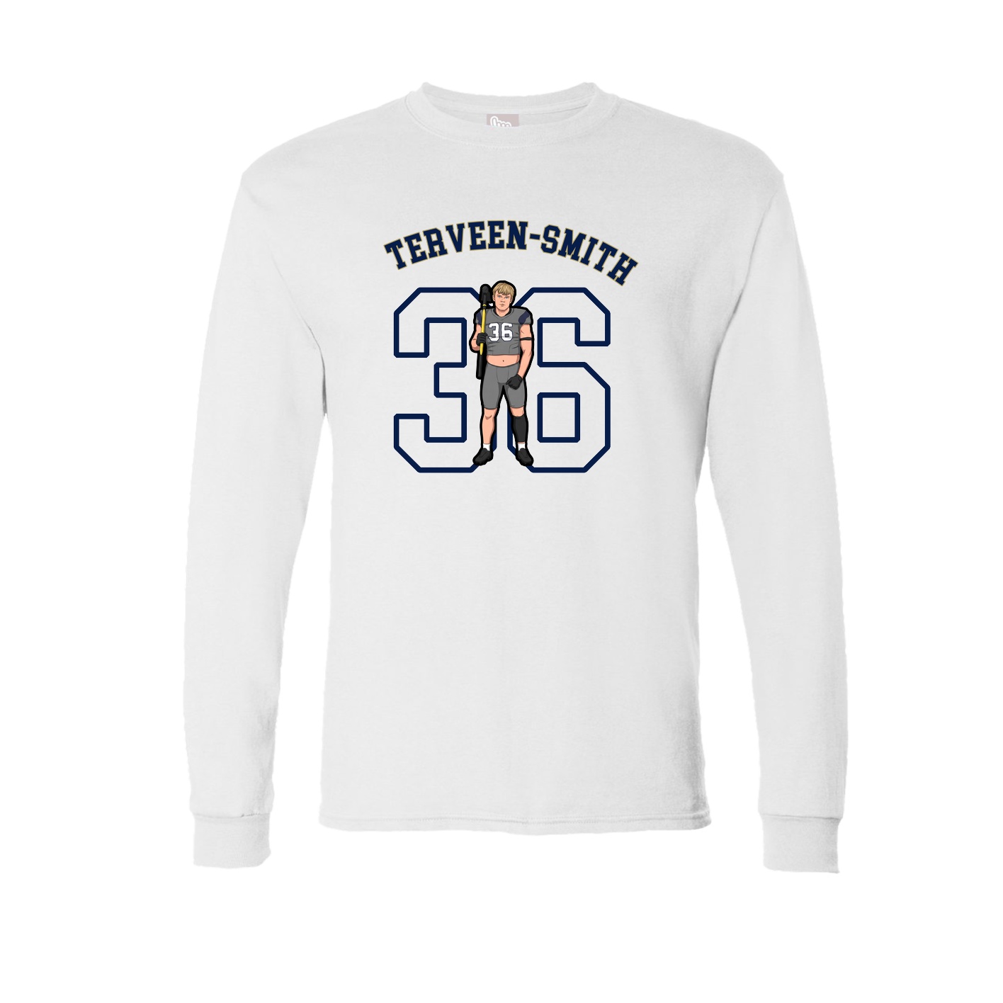 Long Sleeve Tee — Shirsey Arch in White