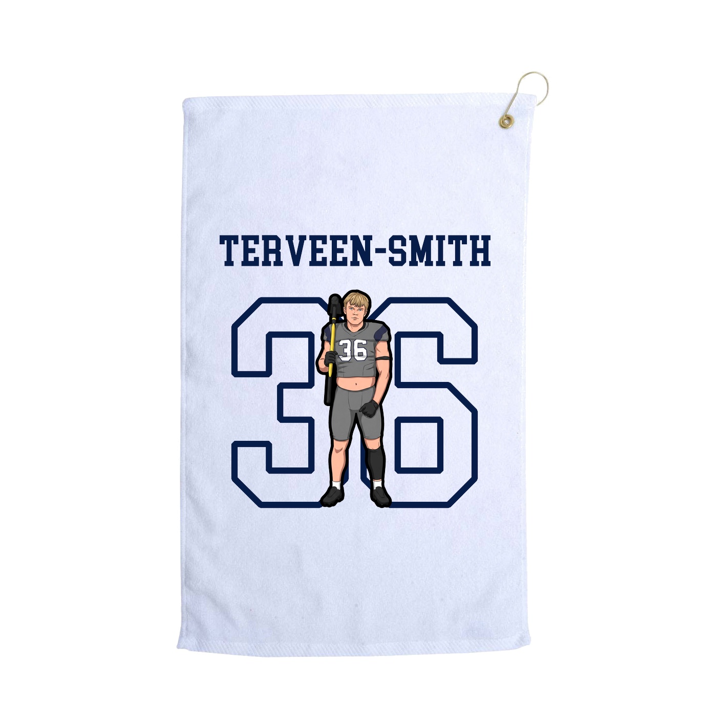 Golf Towel — Shirsey in White