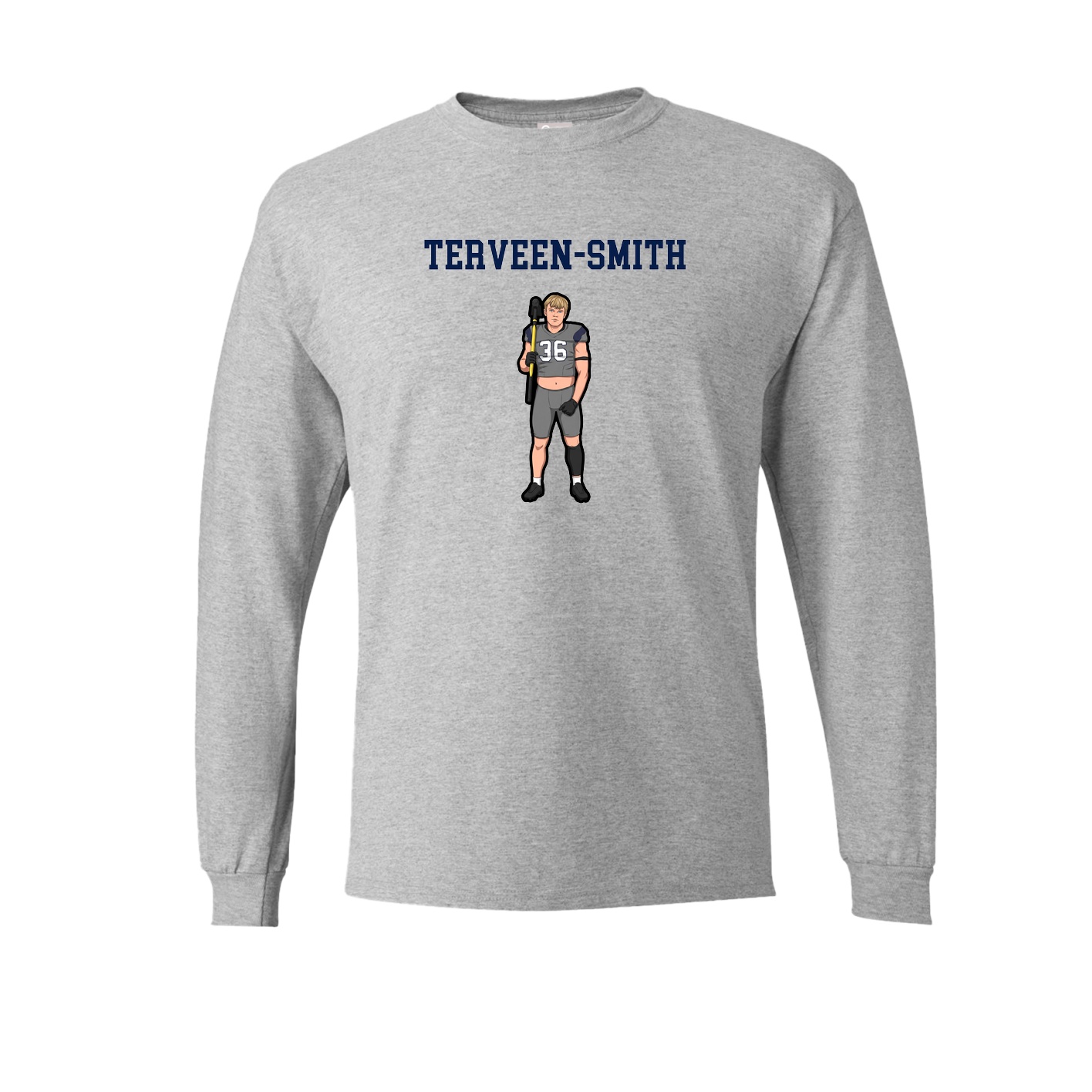 Long Sleeve Tee — Shirsey in Grey