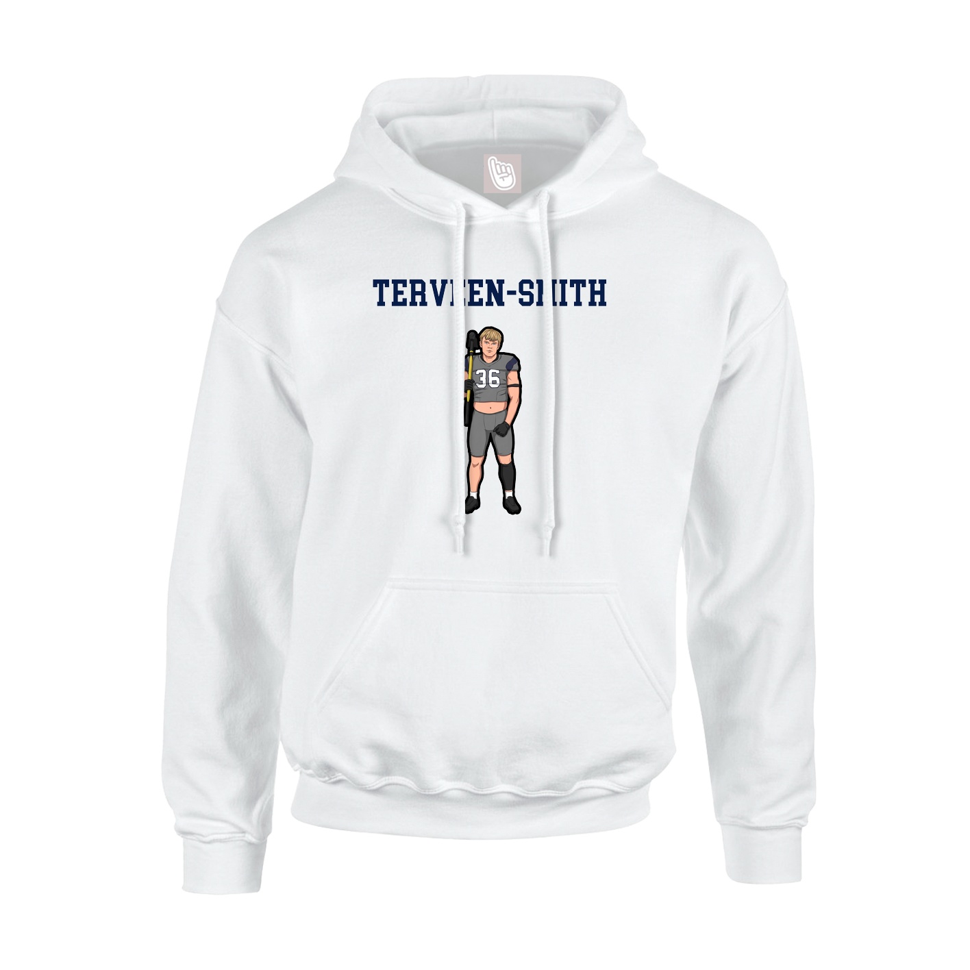 Youth Hoodie — Shirsey in White