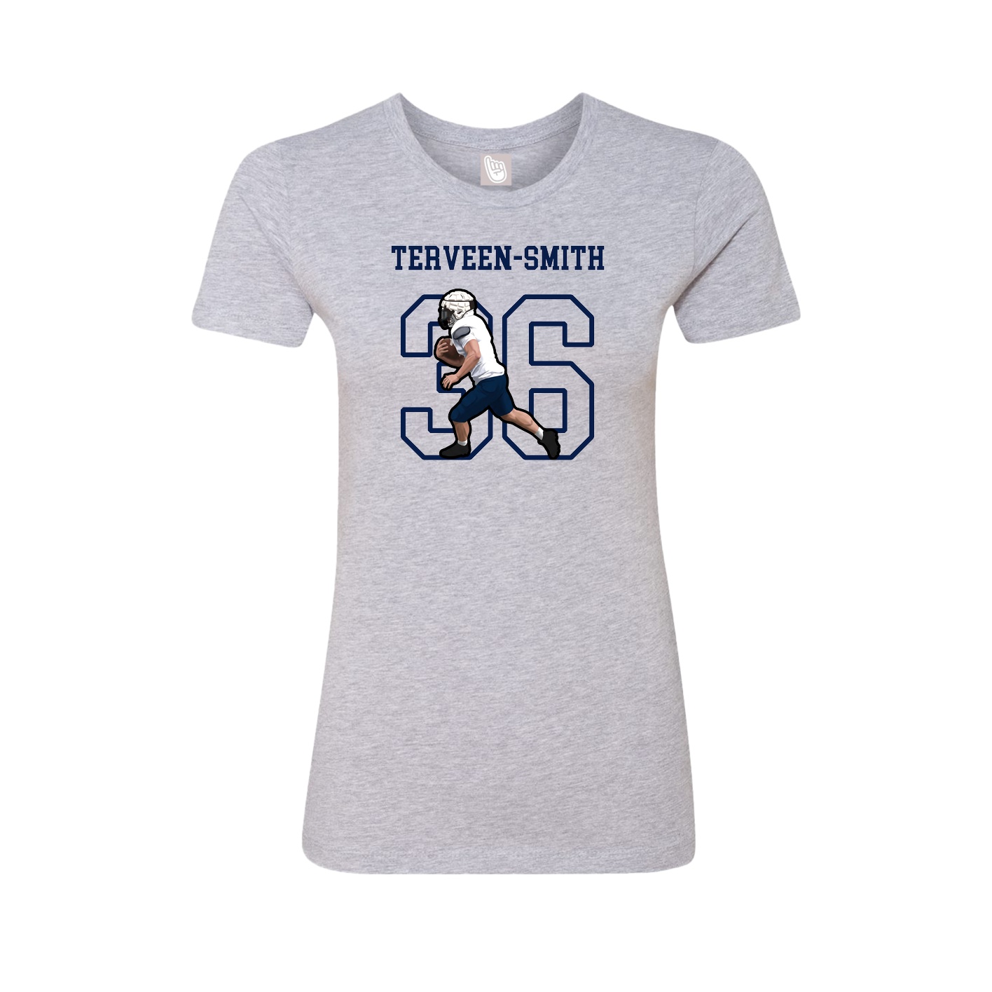 Fitted Women's Tee — Shirsey in Grey