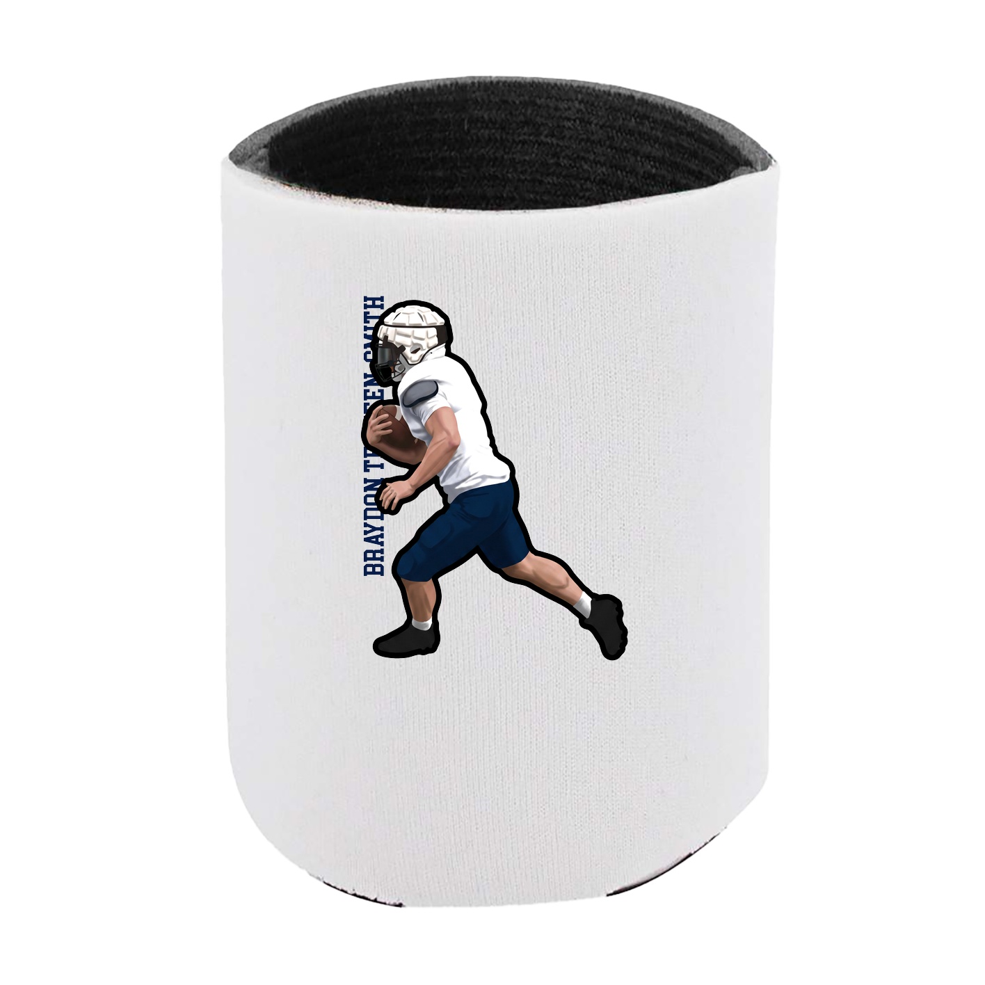 Can Holder — Name Vertical in White