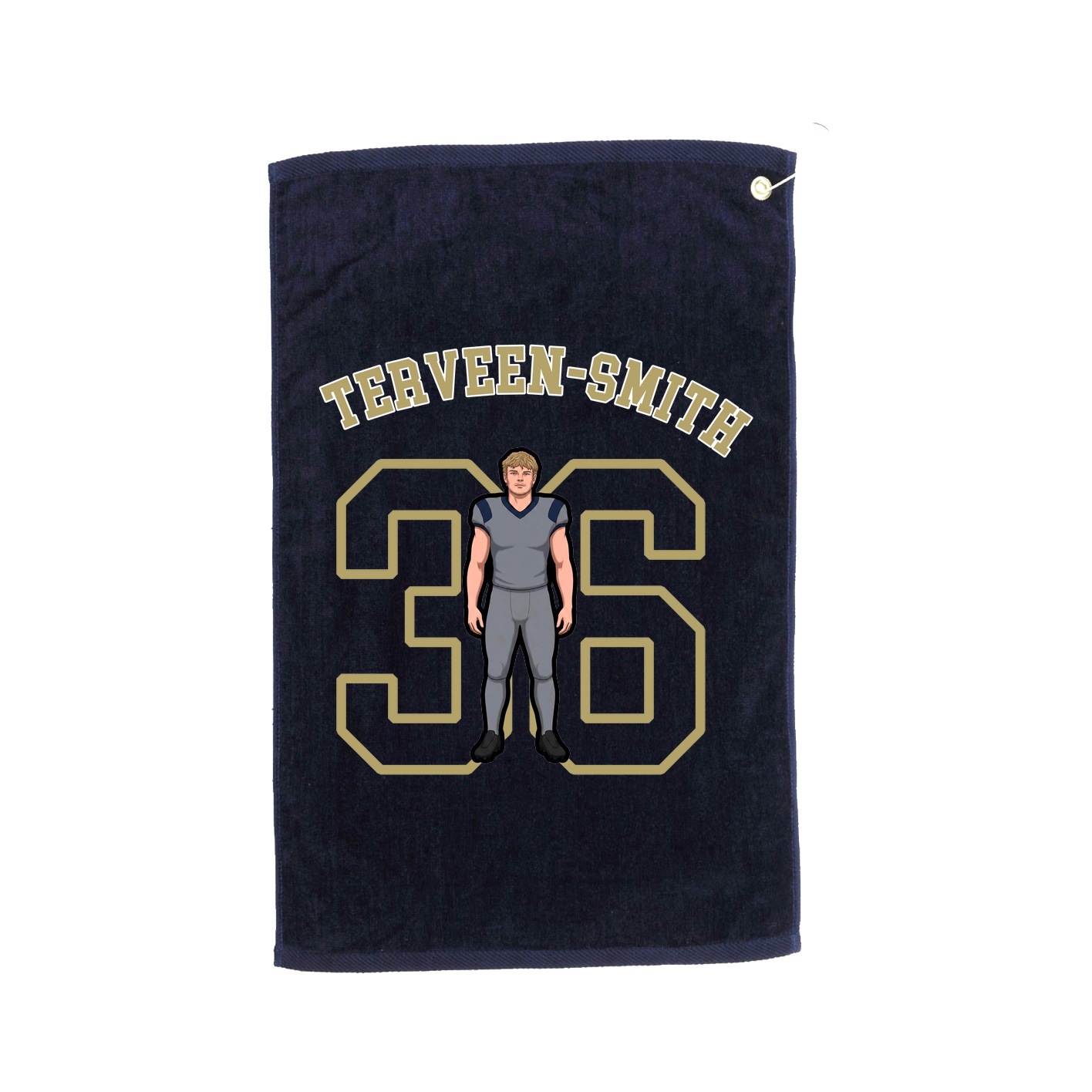 Golf Towel — Shirsey Arch in Navy