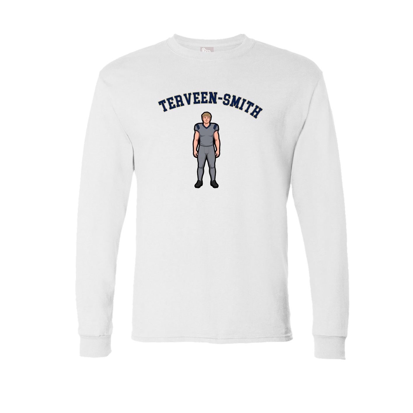 Long Sleeve Tee — Shirsey Arch in White