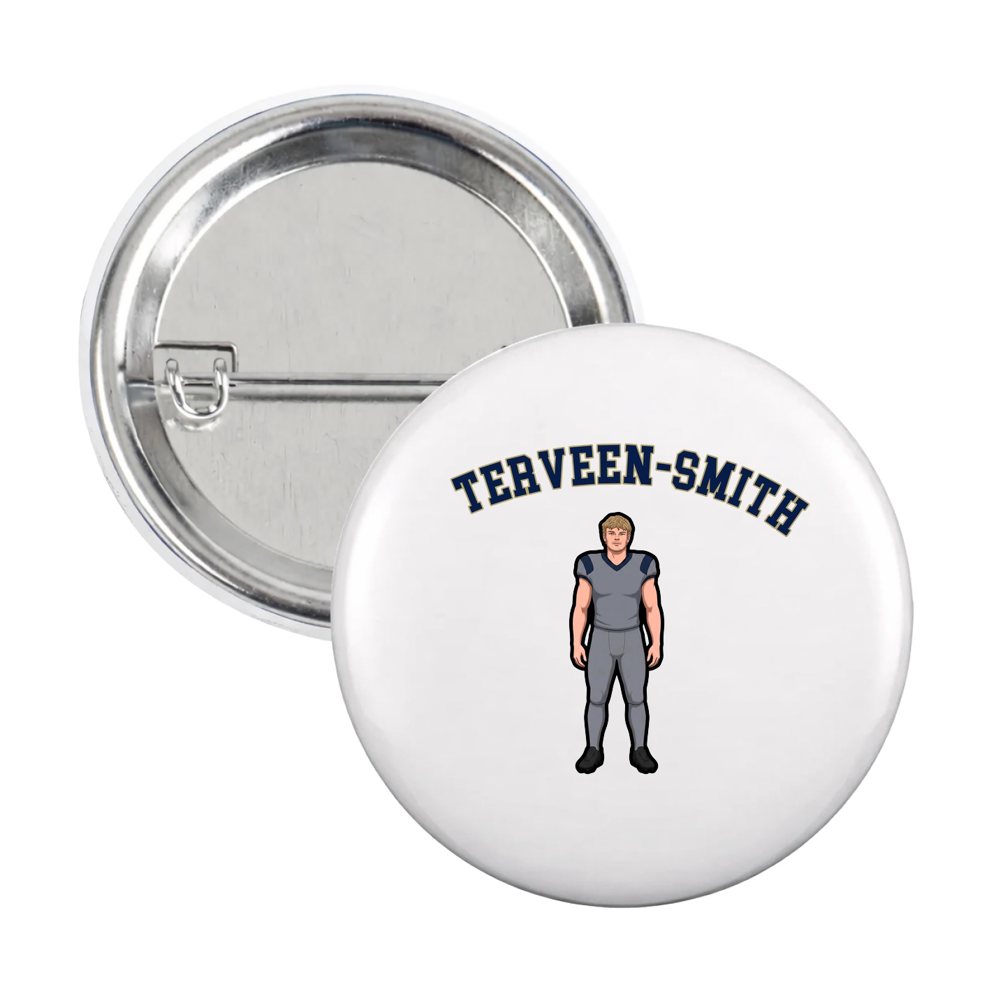 Game Day Button — Shirsey Arch in White