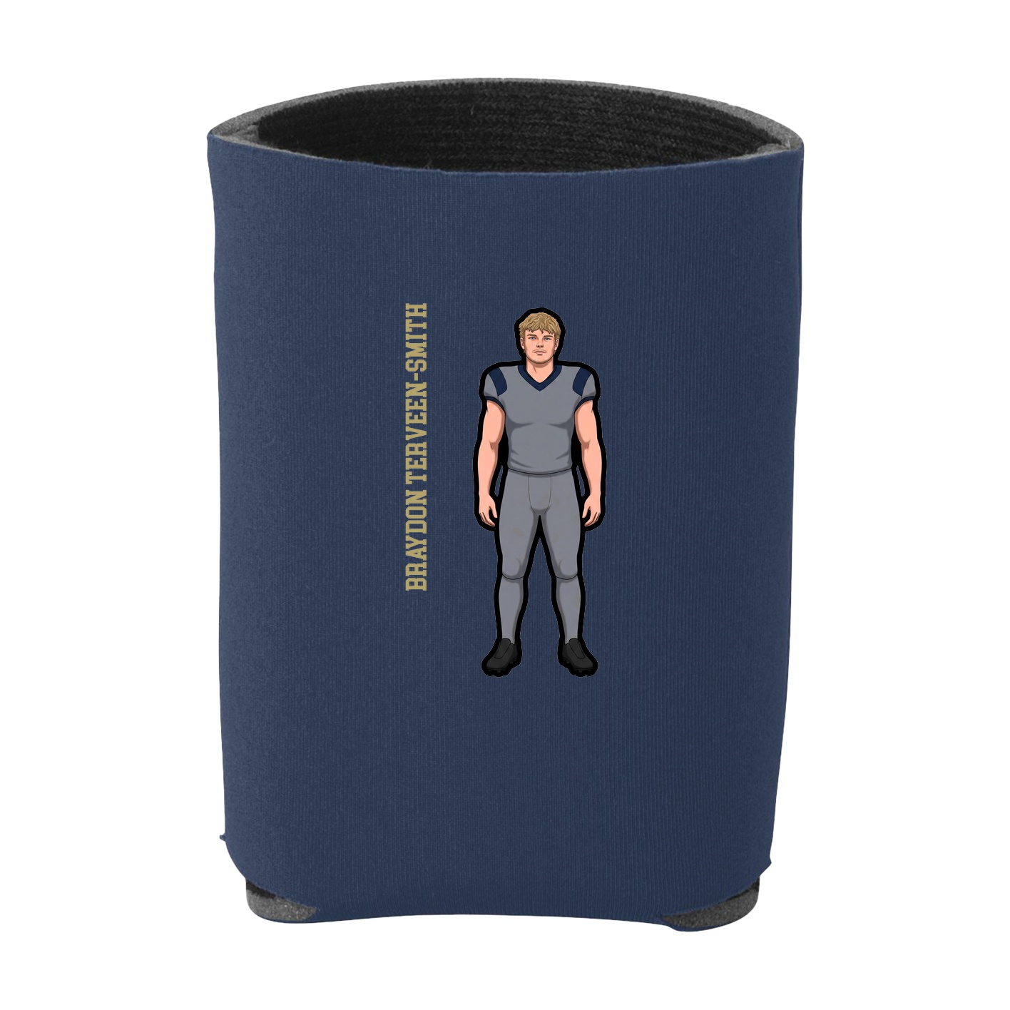 Can Holder — Name Vertical in Navy
