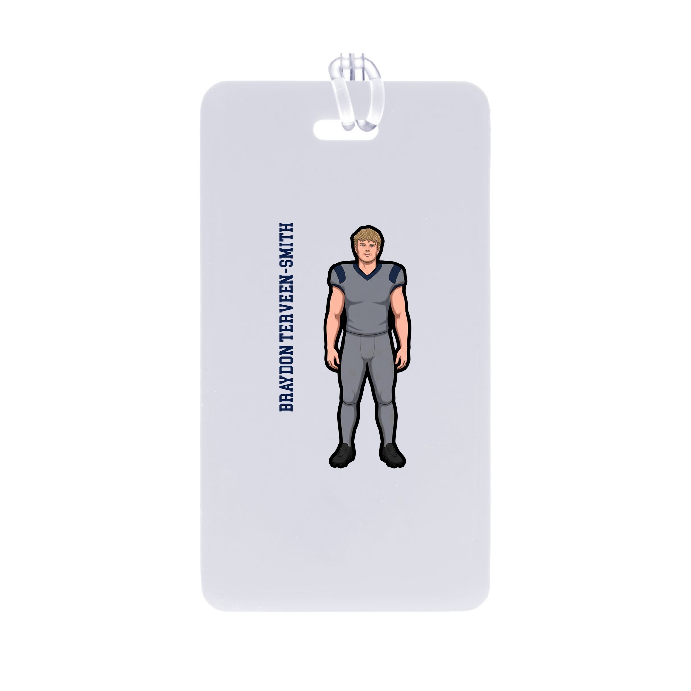 Bag Tag — Name Vertical in Classic
