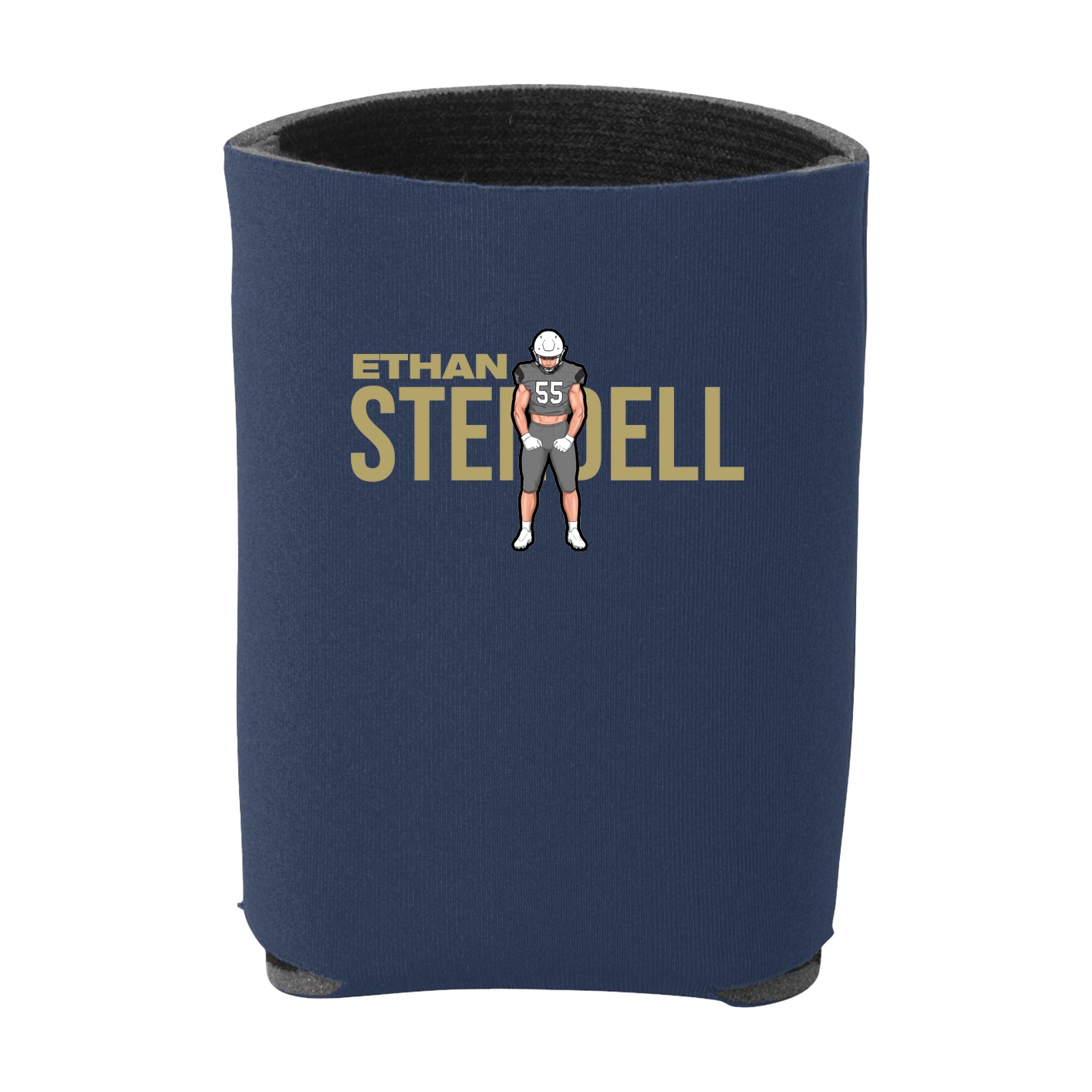 Can Holder — Player Name in Navy