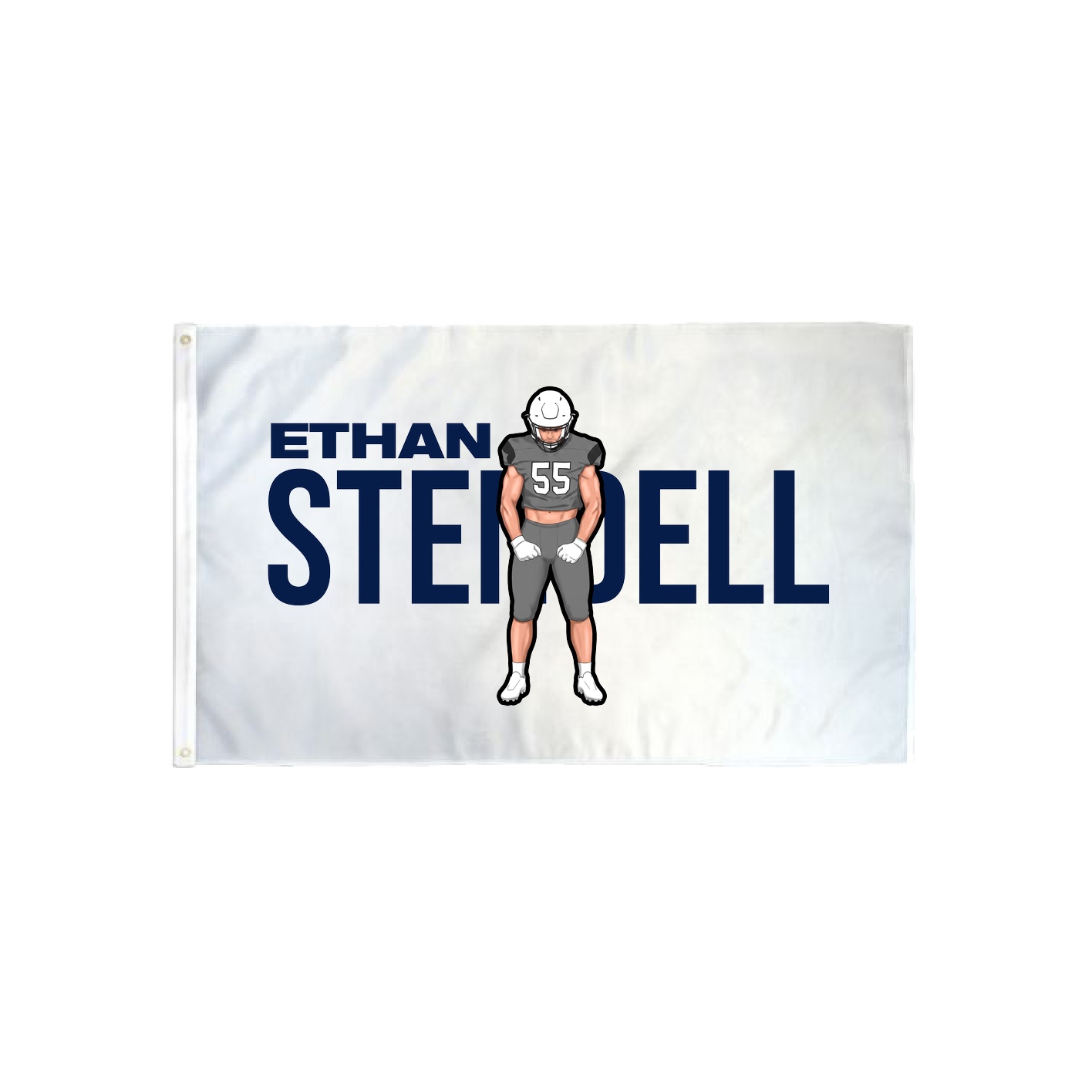 3x5 Flag — Player Name in Classic